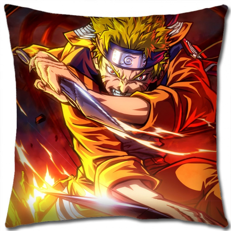 Naruto Anime square full-color pillow cushion 45X45CM NO FILLING H7-539