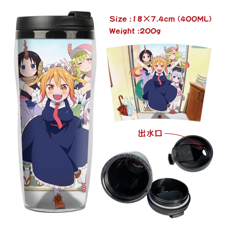 Miss Kobayashis Dragon Maid Starbucks Leakproof Insulation cup Kettle 18X7.4CM 400ML
