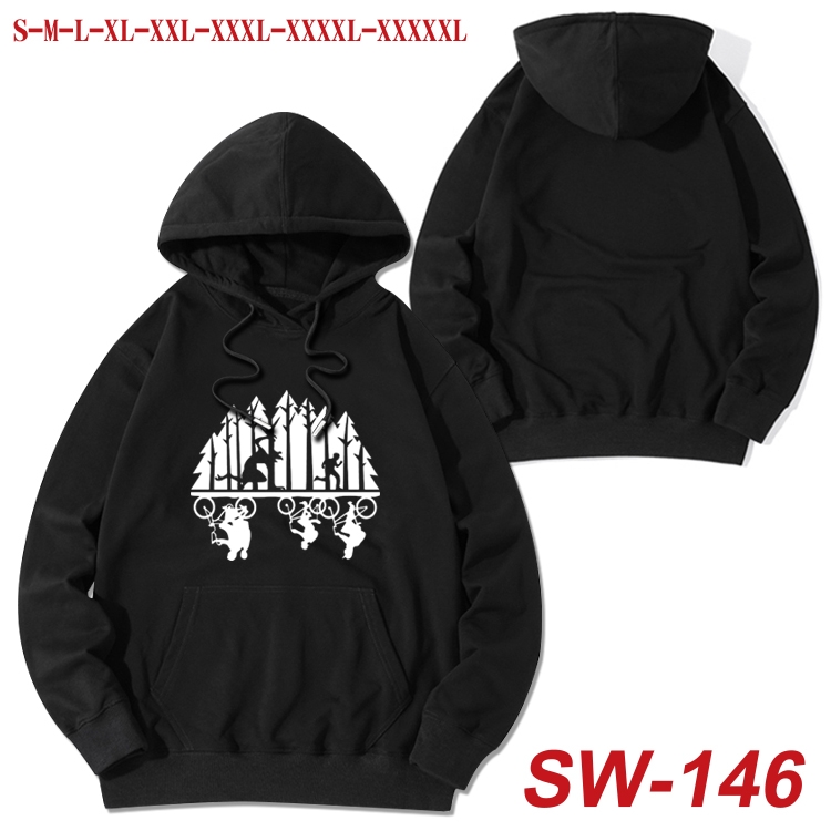 Stranger Things cotton hooded sweatshirt thin pullover sweater from S to 5XL SW-146