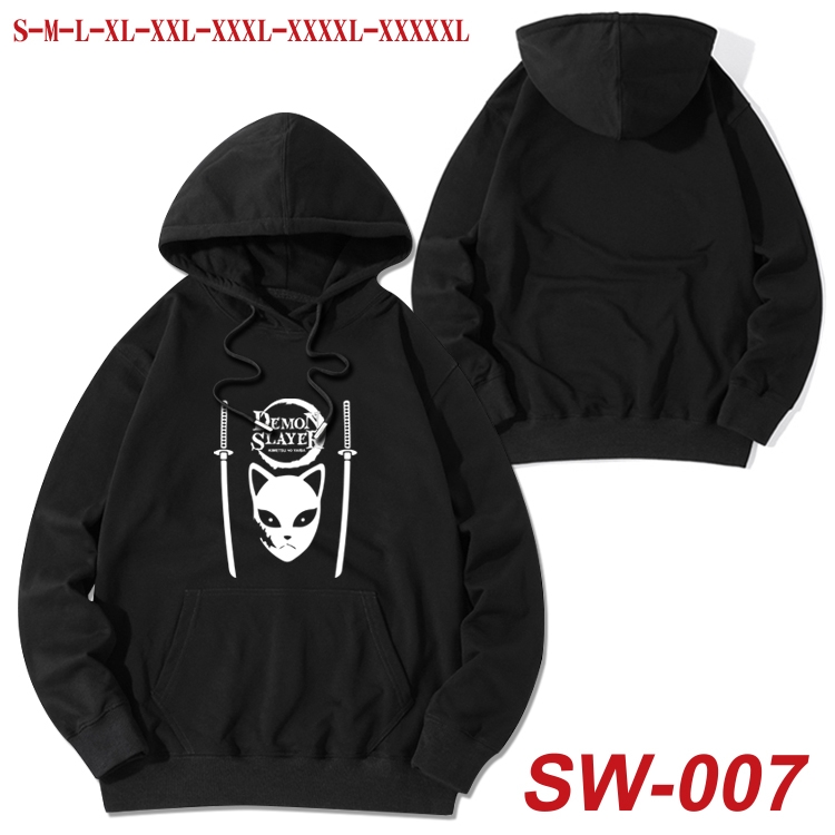 Demon Slayer Kimets cotton hooded sweatshirt thin pullover sweater from S to 5XL SW-007