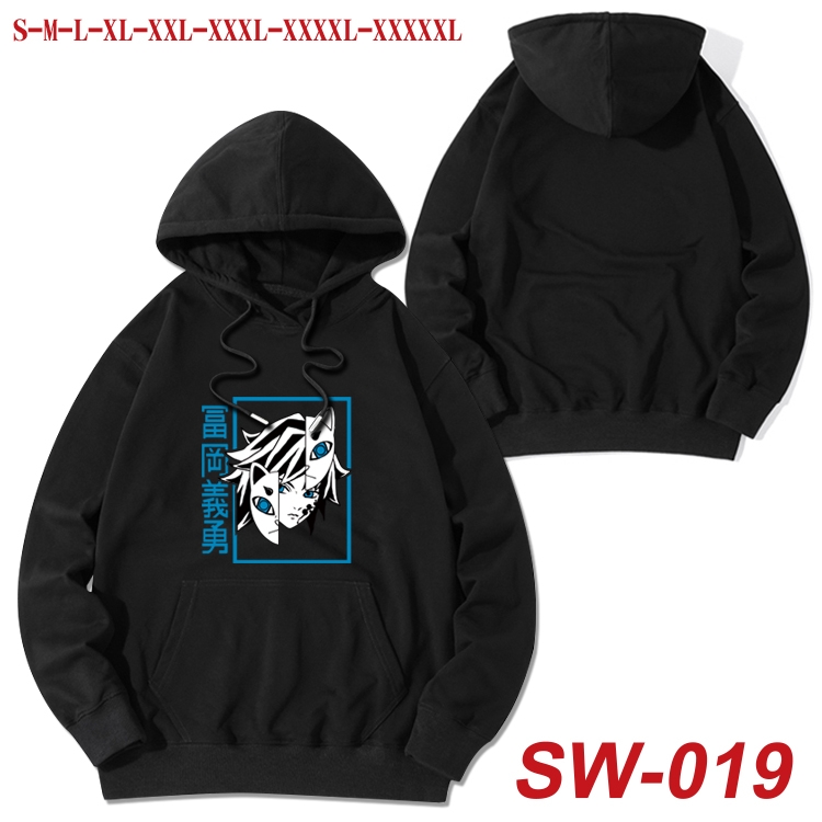 Demon Slayer Kimets cotton hooded sweatshirt thin pullover sweater from S to 5XL SW-019