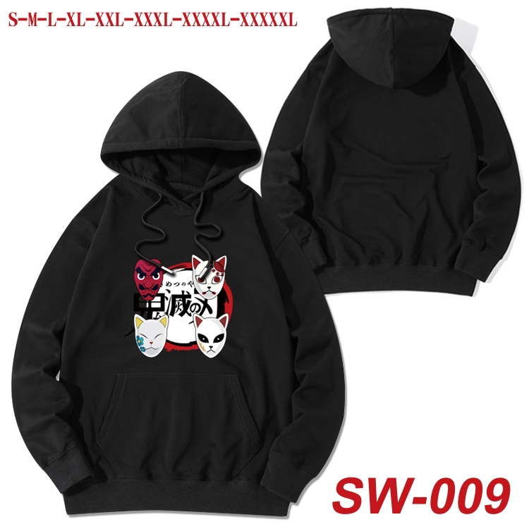 Demon Slayer Kimets cotton hooded sweatshirt thin pullover sweater from S to 5XL SW-009