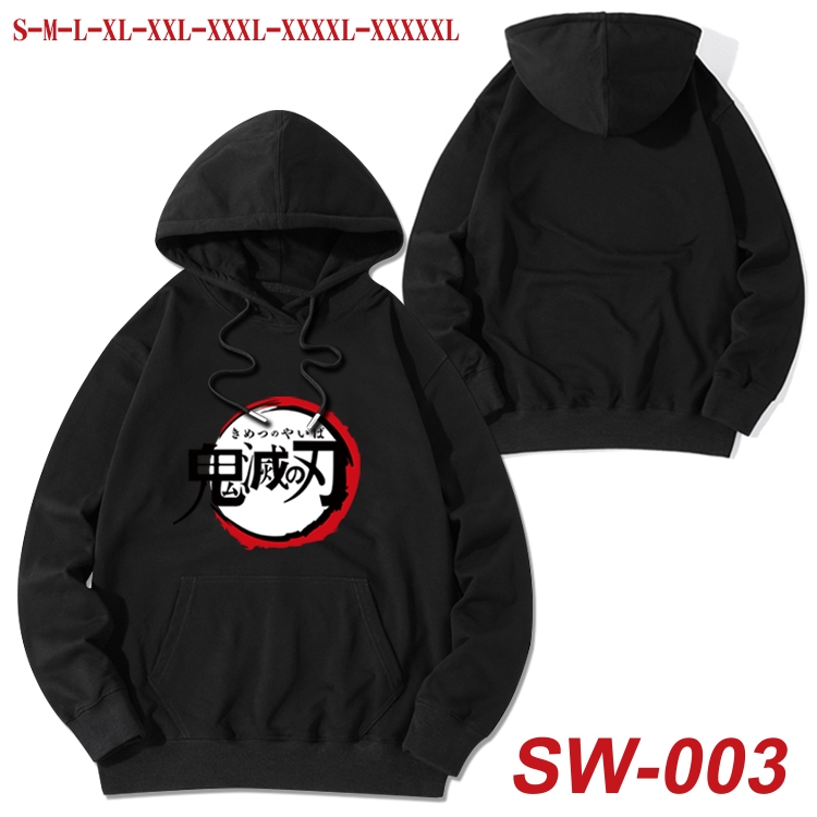Demon Slayer Kimets cotton hooded sweatshirt thin pullover sweater from S to 5XL SW-003