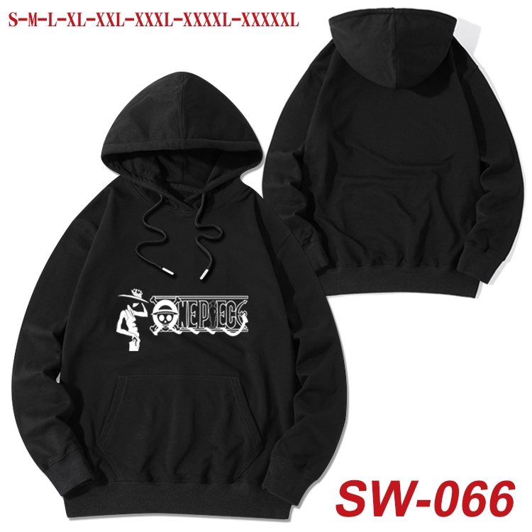 One Piece cotton hooded sweatshirt thin pullover sweater from S to 5XL SW-066