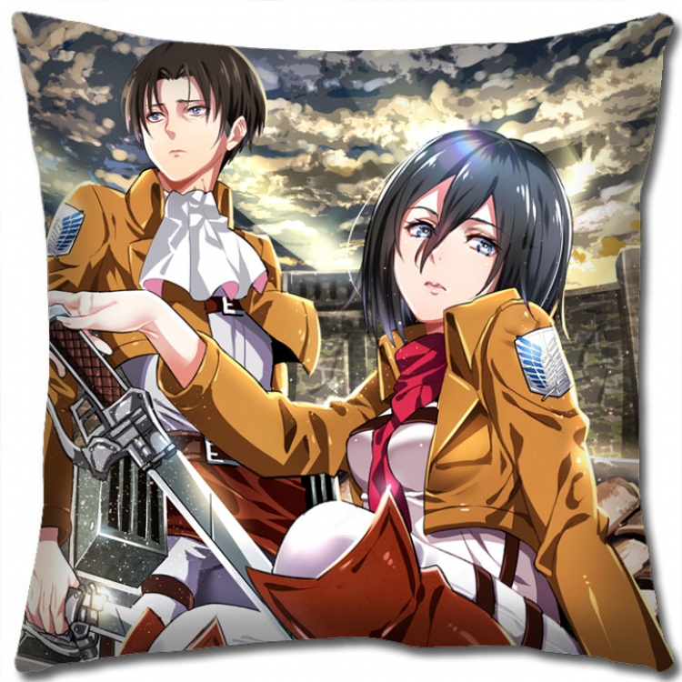 Shingeki no Kyojin Anime square full-color pillow cushion 45X45CM NO FILLING  J12-276