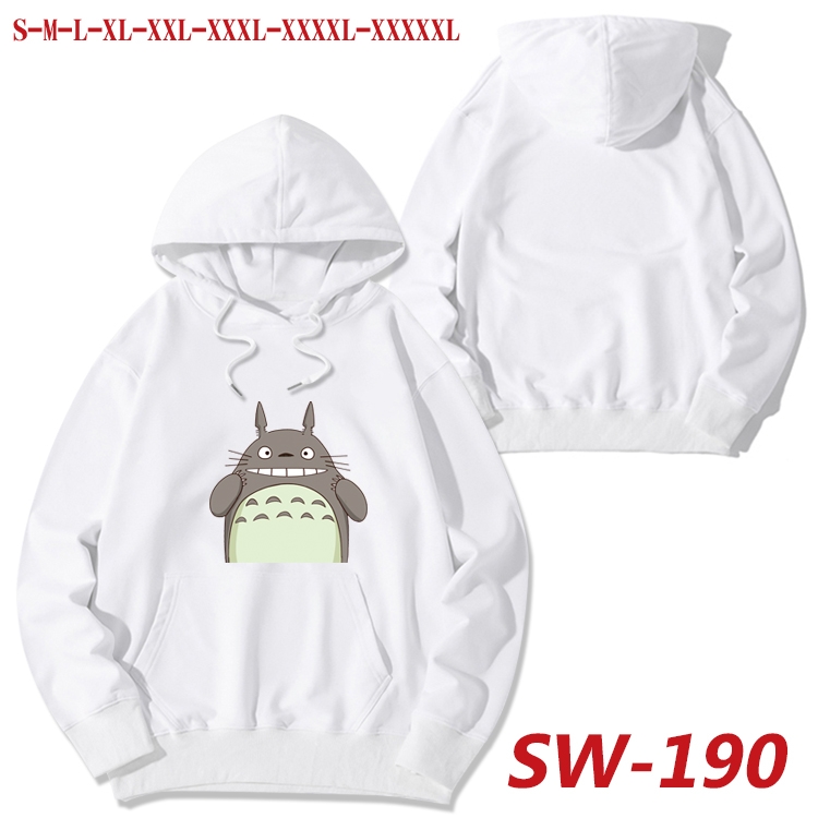 TOTORO cotton hooded sweatshirt thin pullover sweater from S to 5XL  SW-190