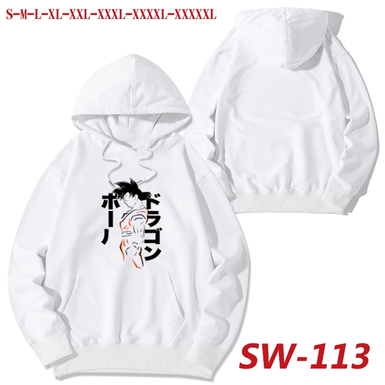 DRAGON BALL cotton hooded sweatshirt thin pullover sweater from S to 5XL SW-113