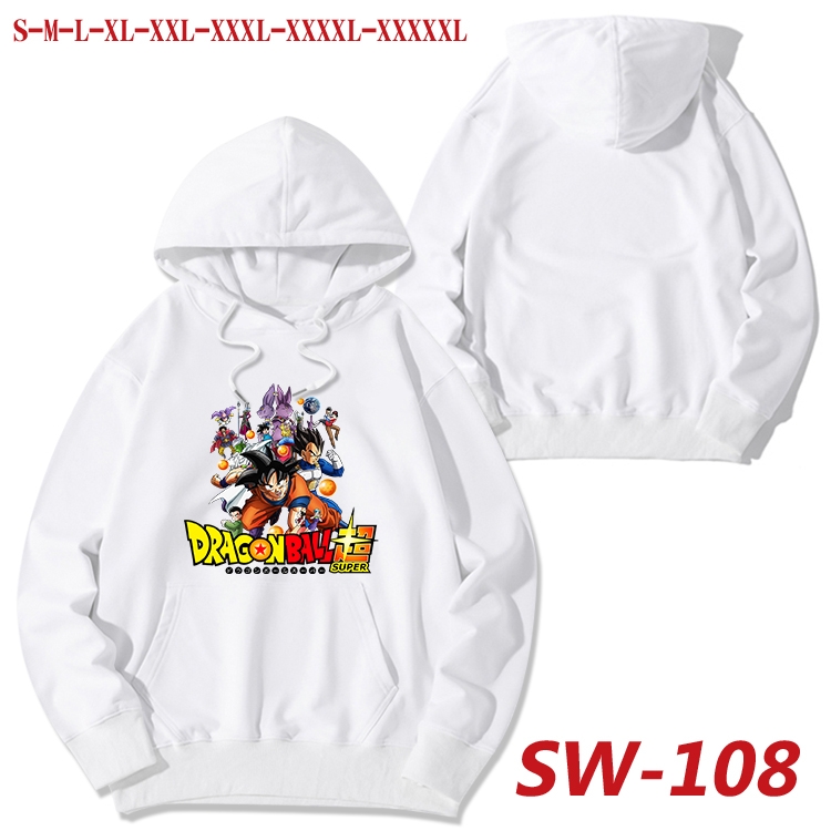 DRAGON BALL cotton hooded sweatshirt thin pullover sweater from S to 5XL SW-108