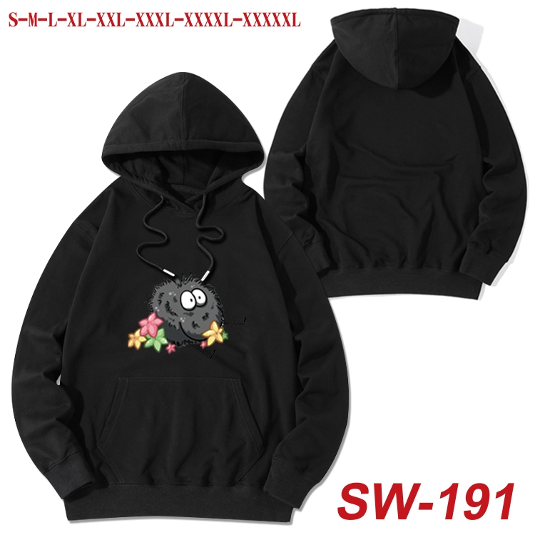 TOTORO cotton hooded sweatshirt thin pullover sweater from S to 5XL SW-191