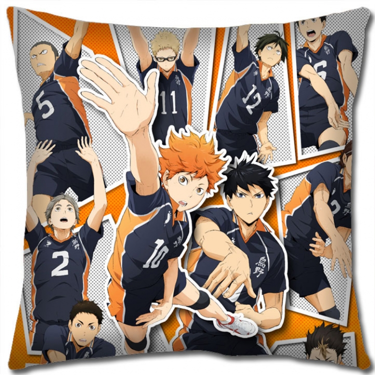 Haikyuu!! Anime square full-color pillow cushion 45X45CM NO FILLING  p1-359