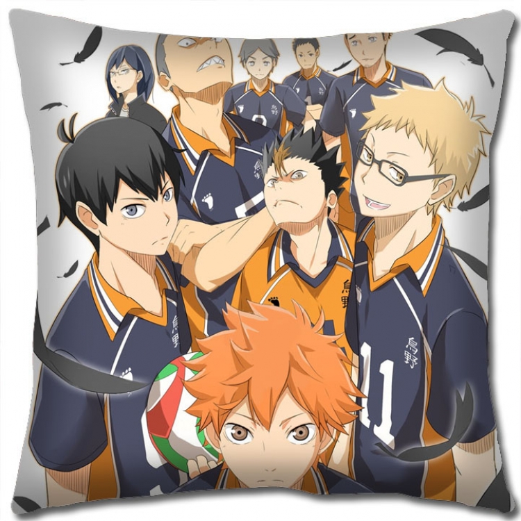 Haikyuu!! Anime square full-color pillow cushion 45X45CM NO FILLING  p1-385