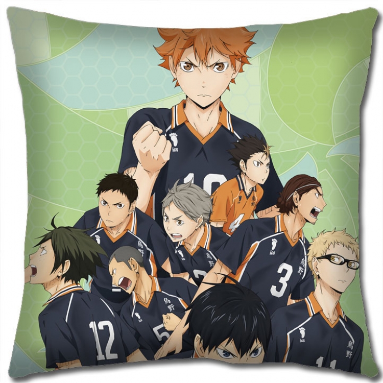 Haikyuu!! Anime square full-color pillow cushion 45X45CM NO FILLING   p1-365