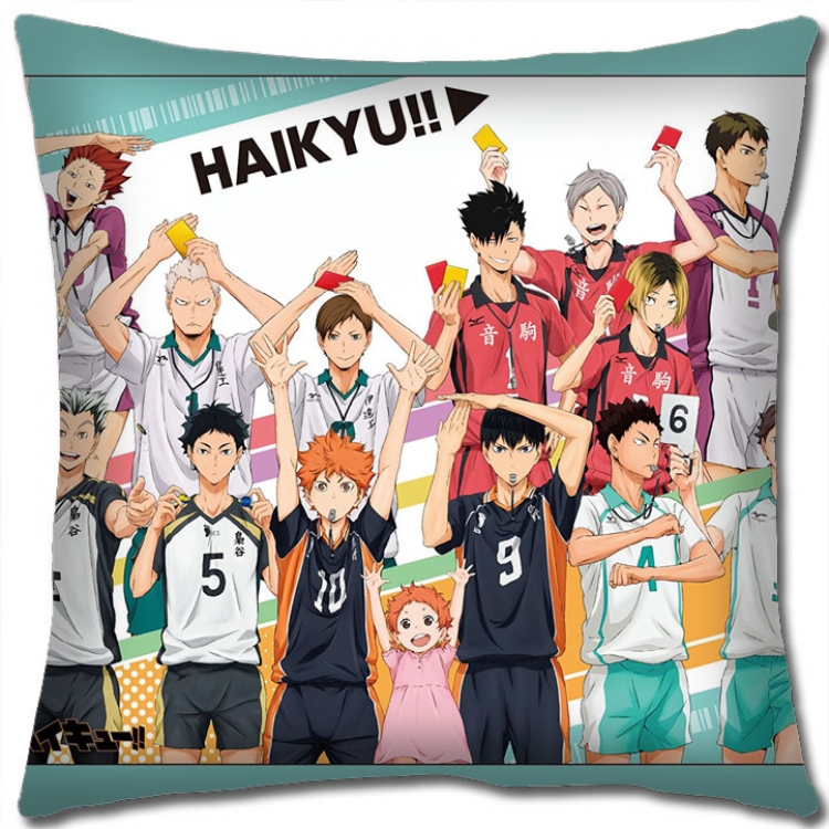 Haikyuu!! Anime square full-color pillow cushion 45X45CM NO FILLING   p1-384
