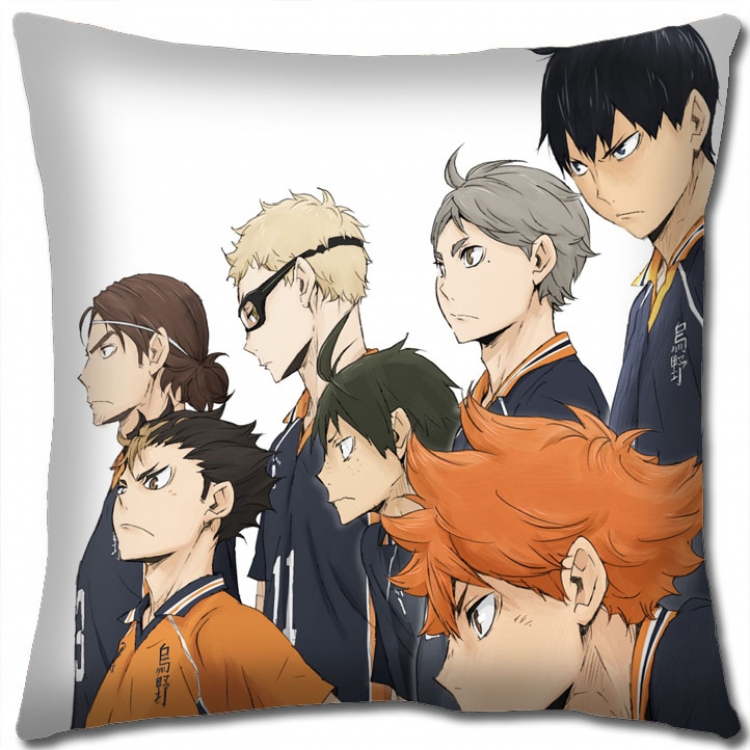 Haikyuu!! Anime square full-color pillow cushion 45X45CM NO FILLING   p1-354