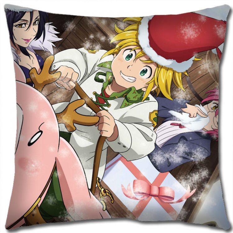 The Seven Deadly Sins Anime square full-color pillow cushion 45X45CM NO FILLING N1-50