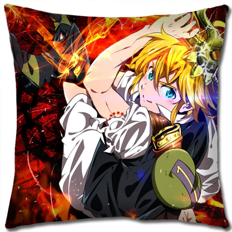 The Seven Deadly Sins Anime square full-color pillow cushion 45X45CM NO FILLING N1-100
