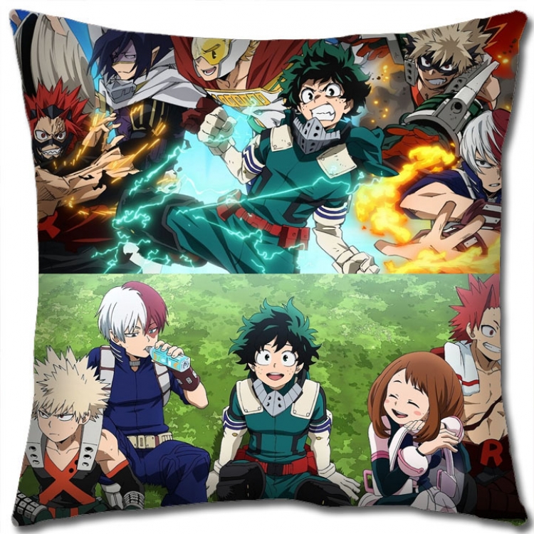 My Hero Academia Anime square full-color pillow cushion 45X45CM NO FILLING w9-445