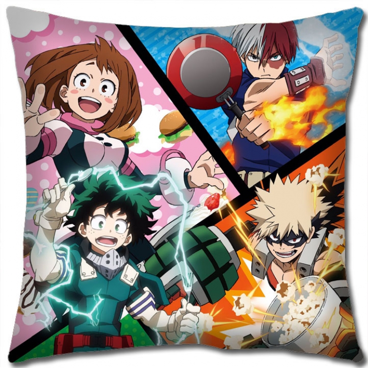 My Hero Academia Anime square full-color pillow cushion 45X45CM NO FILLING w9-443