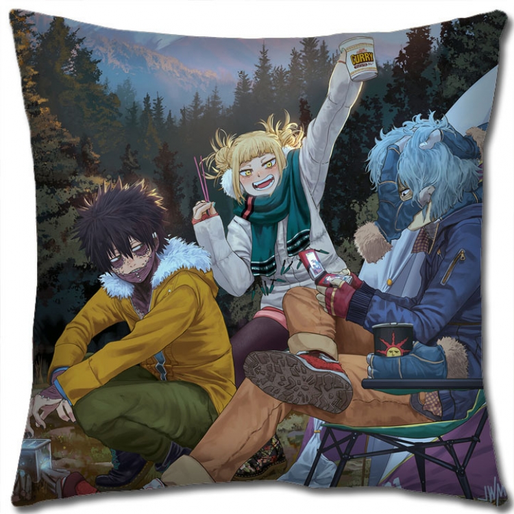 My Hero Academia Anime square full-color pillow cushion 45X45CM NO FILLING  w9-450