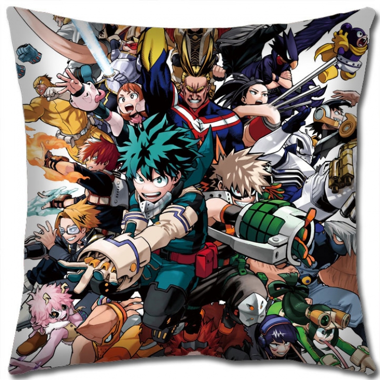 My Hero Academia Anime square full-color pillow cushion 45X45CM NO FILLING w9-436