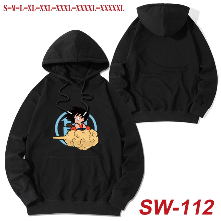 DRAGON BALL cotton hooded sweatshirt thin pullover sweater from S to 5XL SW-112