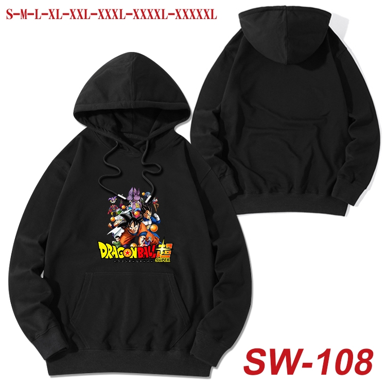 DRAGON BALL cotton hooded sweatshirt thin pullover sweater from S to 5XL  SW-108