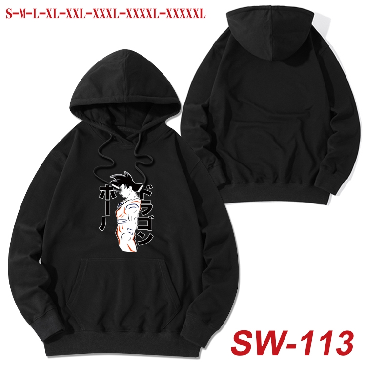 DRAGON BALL cotton hooded sweatshirt thin pullover sweater from S to 5XL SW-113