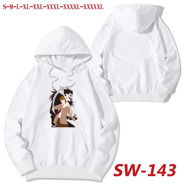 Death note cotton hooded sweatshirt thin pullover sweater from S to 5XL SW-143