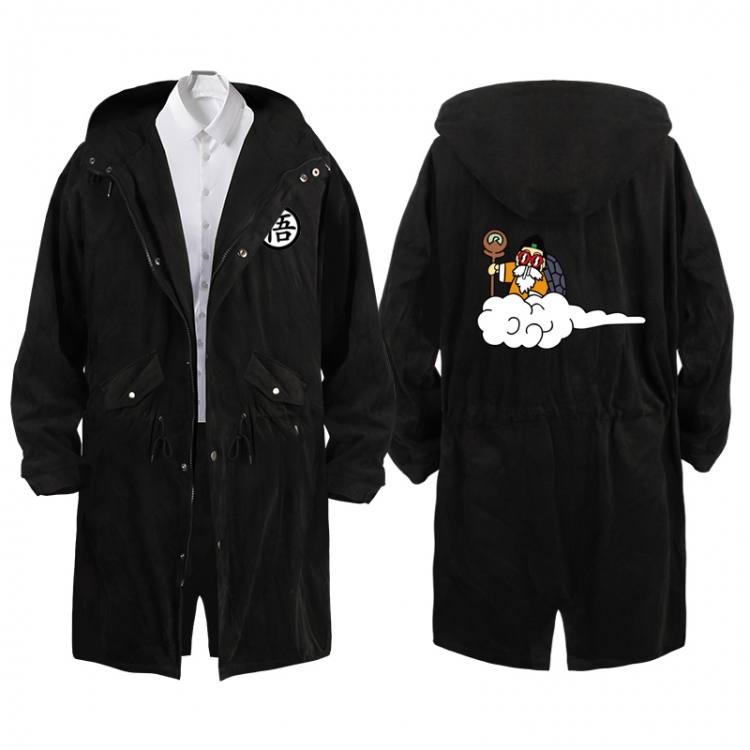 DRAGON BALL  Anime Peripheral Hooded Long Windbreaker Jacket from S to 3XL