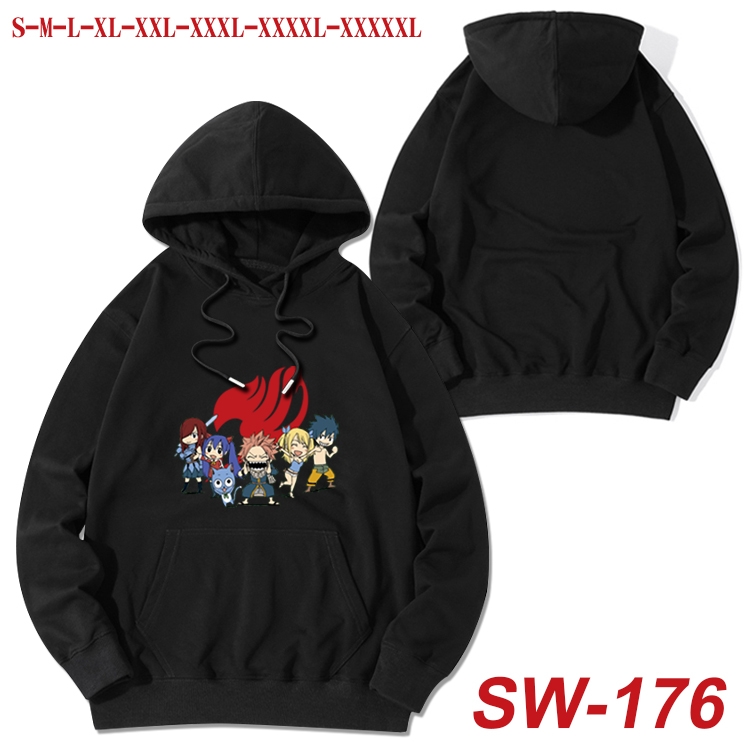 Fairy tail cotton hooded sweatshirt thin pullover sweater from S to 5XL  SW-176