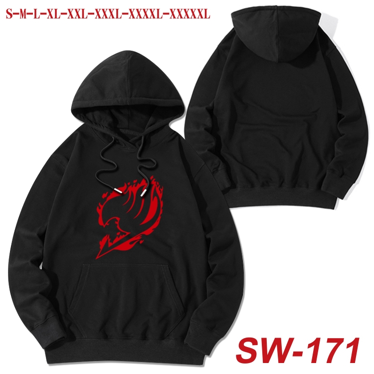 Fairy tail cotton hooded sweatshirt thin pullover sweater from S to 5XL SW-171