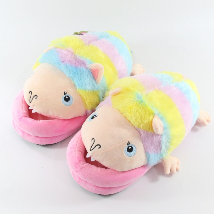 Grass Mud Horse  Half-pack shoes plush crystal super soft pp cotton slippers 28CM