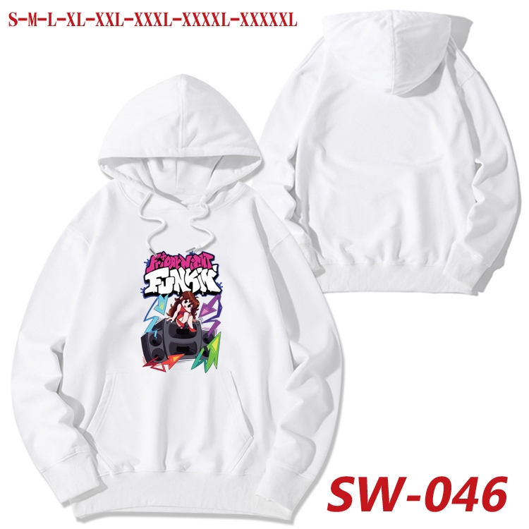 Friday Night Funkin cotton hooded sweatshirt thin pullover sweater from S to 5XL SW-046