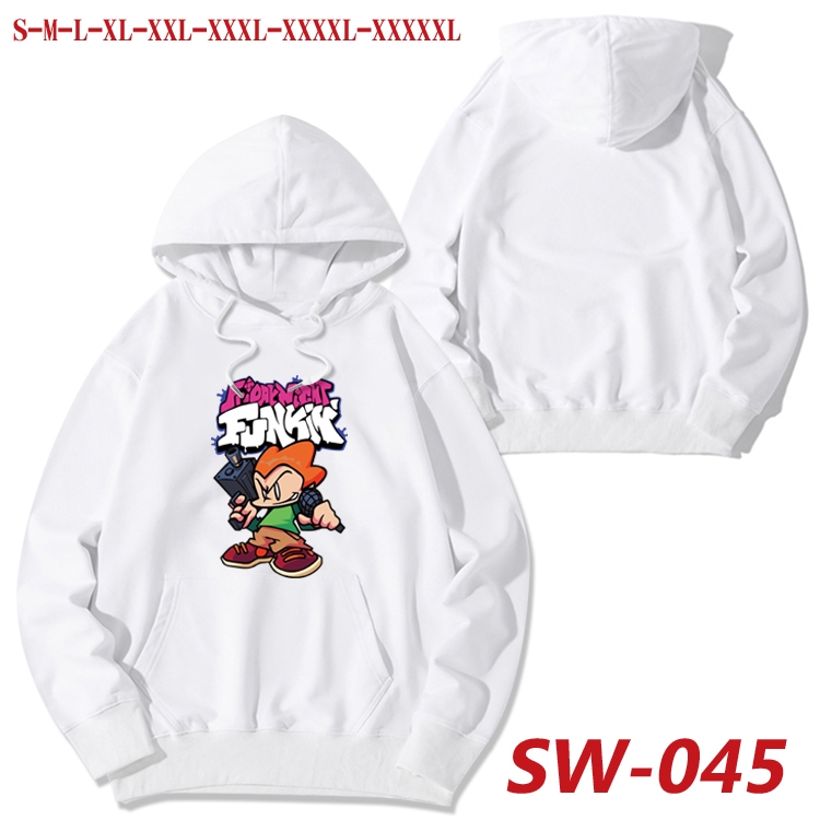 Friday Night Funkin cotton hooded sweatshirt thin pullover sweater from S to 5XL SW-045