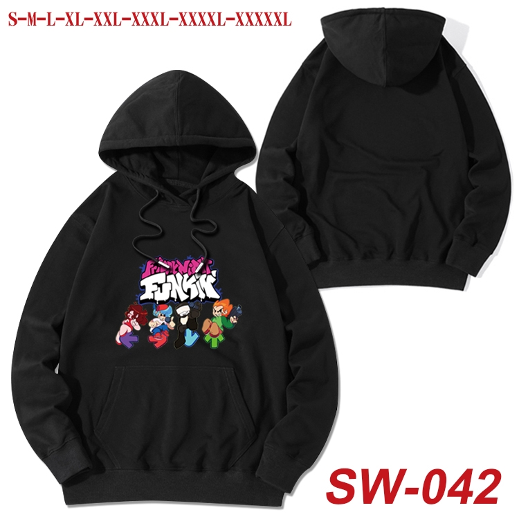 Friday Night Funkin cotton hooded sweatshirt thin pullover sweater from S to 5XL  SW-042