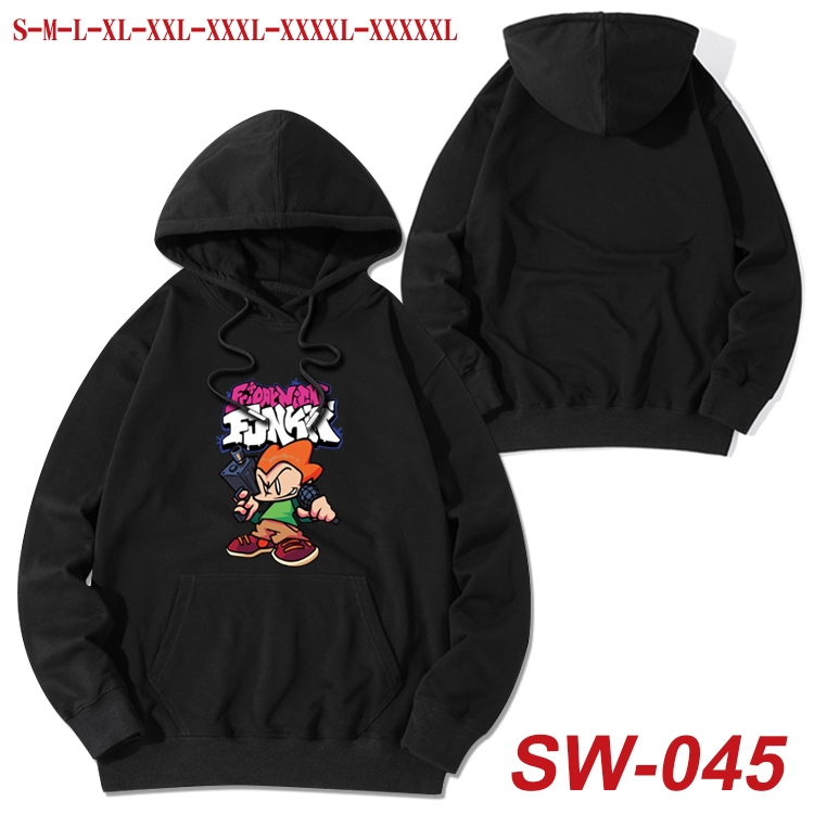 Friday Night Funkin cotton hooded sweatshirt thin pullover sweater from S to 5XL SW-045