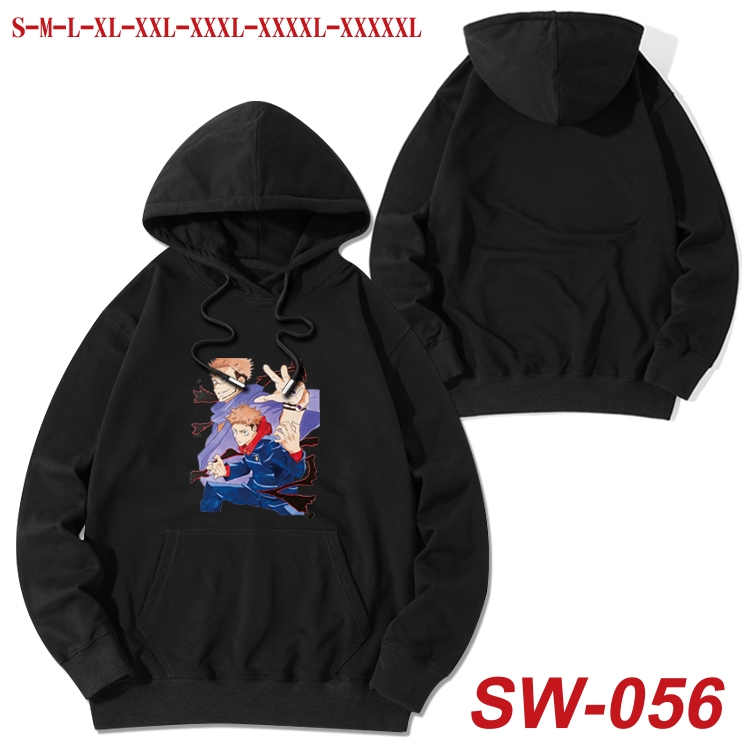 Jujutsu Kaisen cotton hooded sweatshirt thin pullover sweater from S to 5XL SW-056