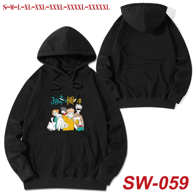 Jujutsu Kaisen cotton hooded sweatshirt thin pullover sweater from S to 5XL SW-059