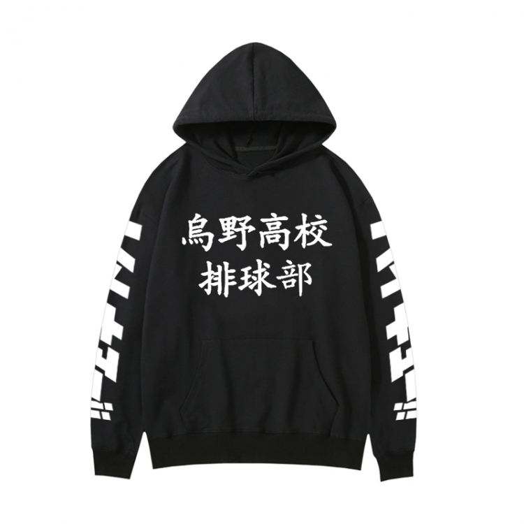 Haikyuu!!  Anime print fashion casual hooded sweater  from S to 3XL