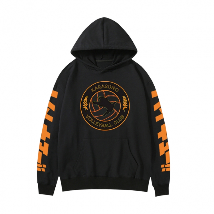 Haikyuu!!  Anime print fashion casual hooded sweater  from S to 3XL