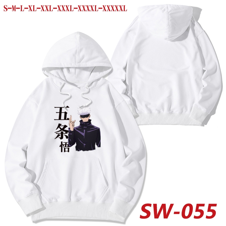 Jujutsu Kaisen cotton hooded sweatshirt thin pullover sweater from S to 5XL SW-055