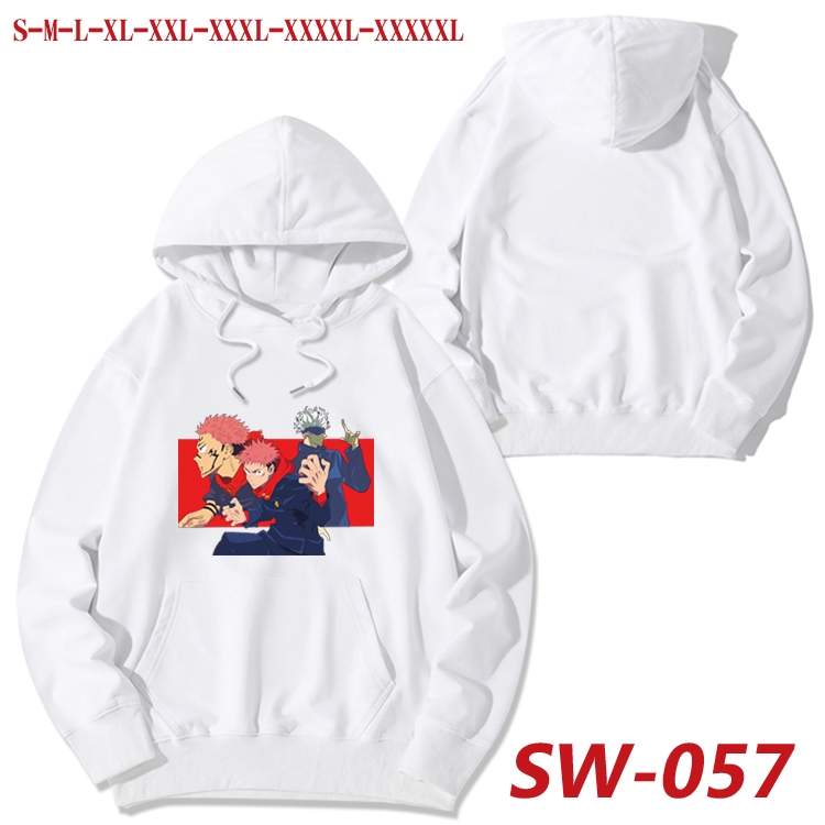 Jujutsu Kaisen cotton hooded sweatshirt thin pullover sweater from S to 5XL SW-057