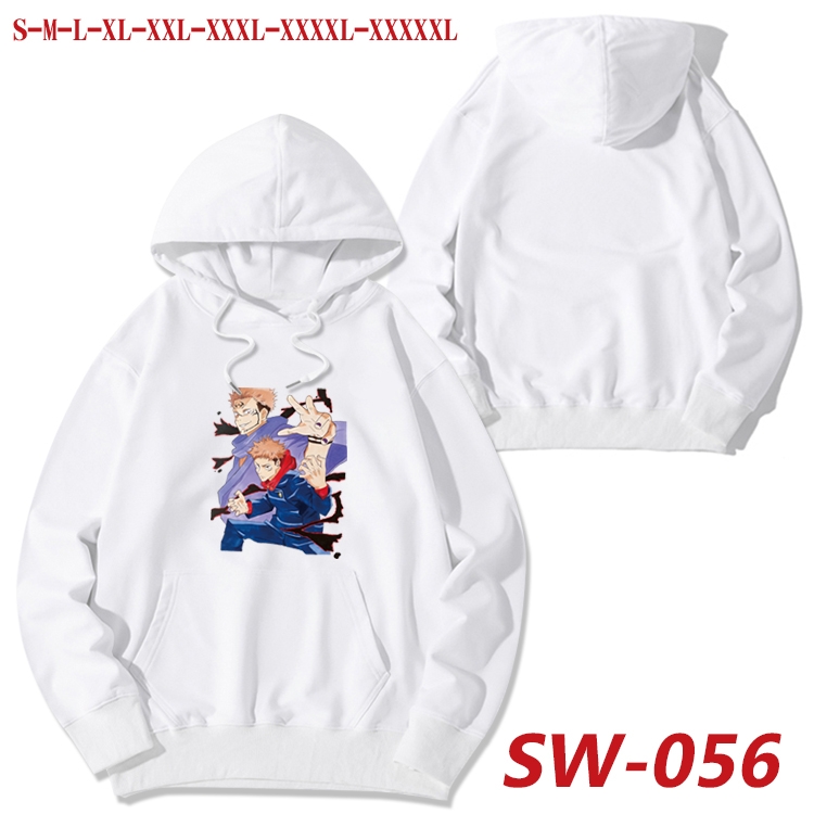 Jujutsu Kaisen cotton hooded sweatshirt thin pullover sweater from S to 5XL SW-056