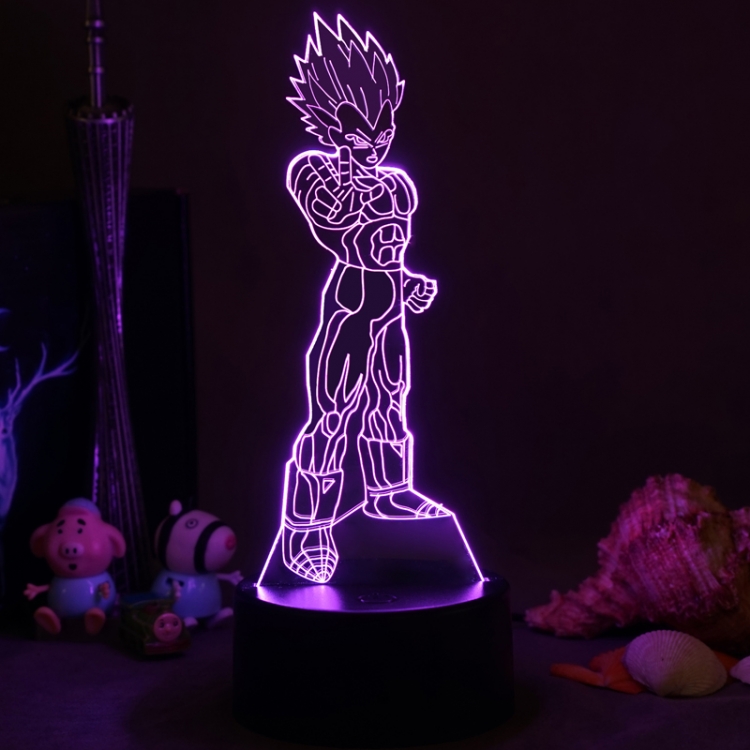  DRAGON BALL 3D night light USB touch switch colorful acrylic table lamp BLACK BASE 256