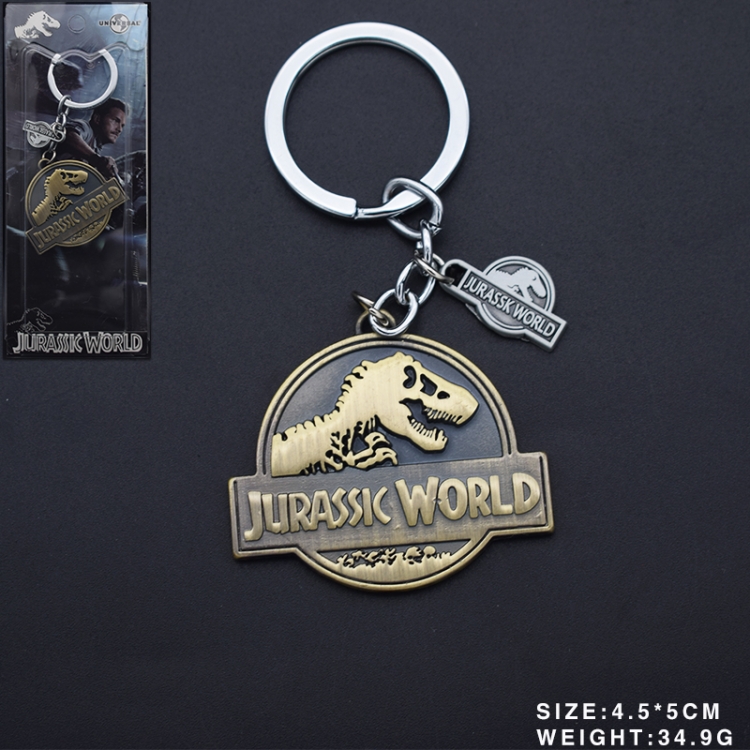 Jurassic World Anime cartoon skewers Key Chain school bag pendant