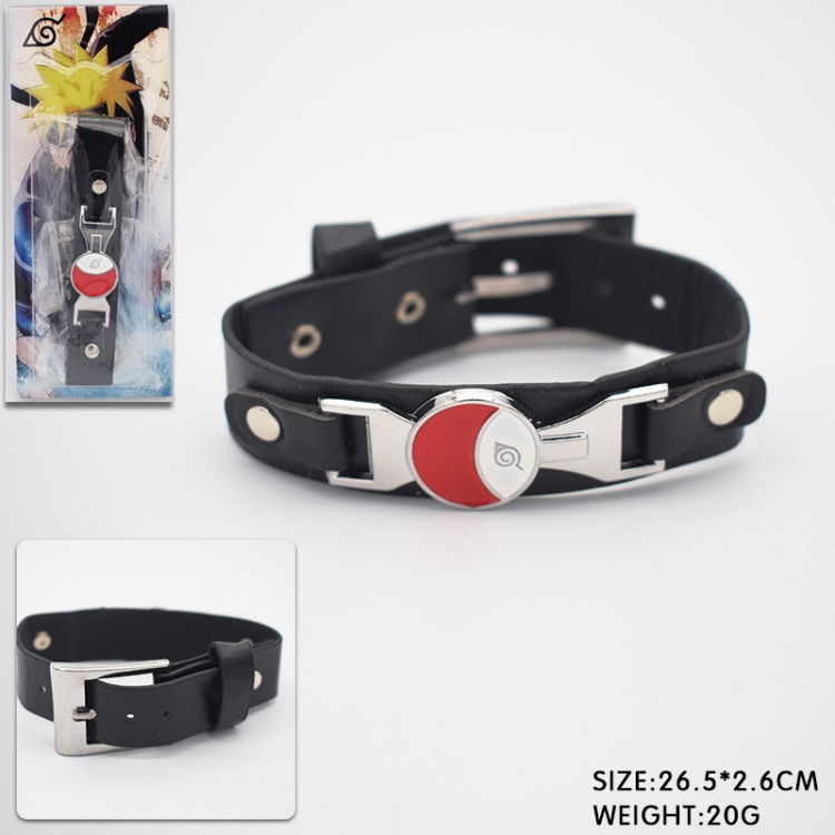 Naruto Anime peripheral Bracelet Leather Bracelet
