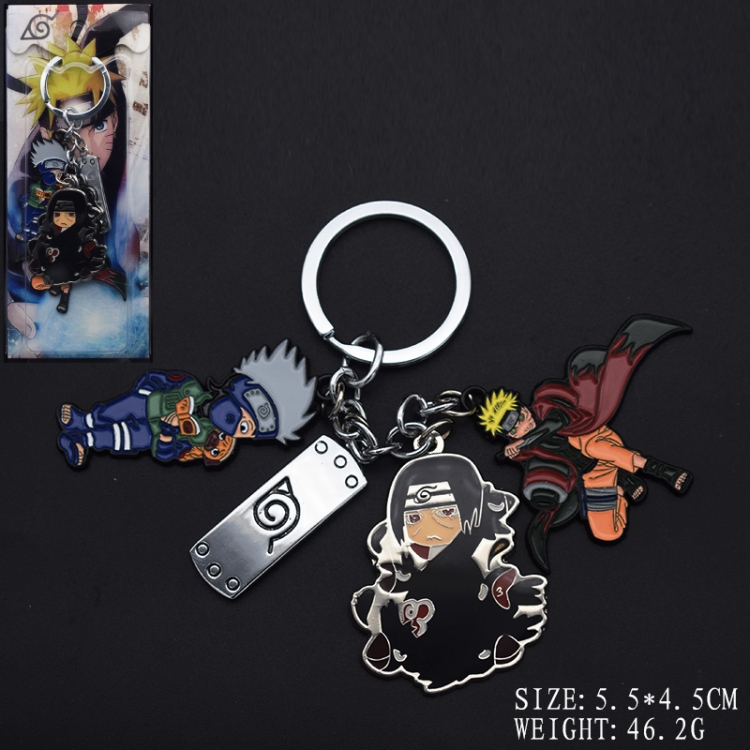 Naruto Anime cartoon skewers Key Chain school bag pendant style B