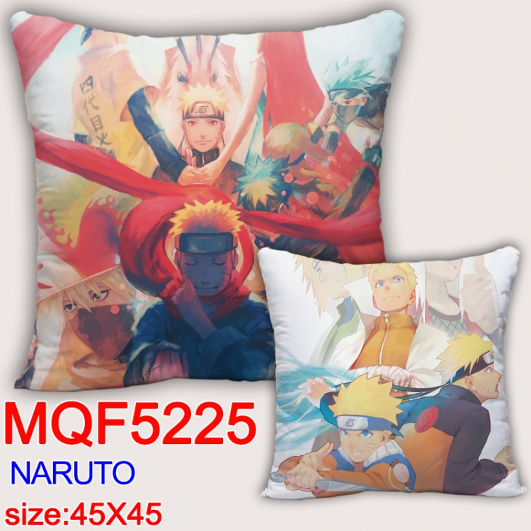 Naruto Square double-sided full-color pillow cushion 45X45CM NO FILLING MQF 5225