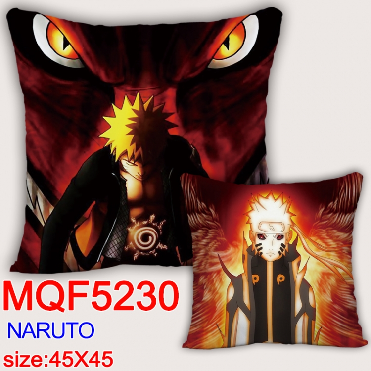 Naruto Square double-sided full-color pillow cushion 45X45CM NO FILLING MQF 5230