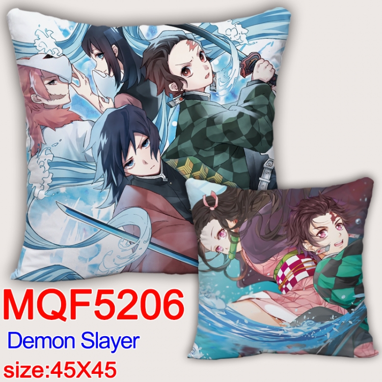 Naruto Square double-sided full-color pillow cushion 45X45CM NO FILLING  MQF 5206